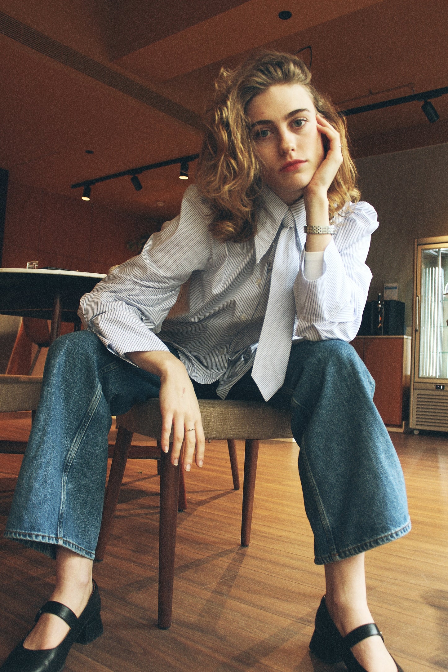 chemise-cravate EMMY rayée