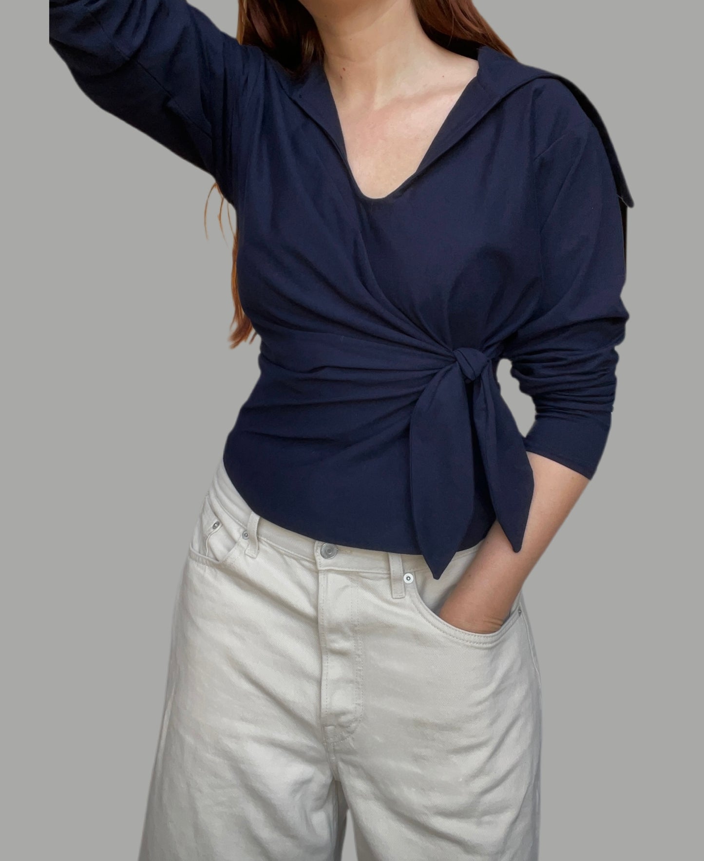 Top JOAN NAVY BLUE jersey