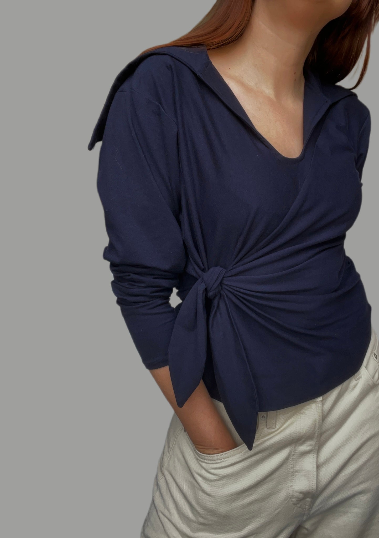 Top JOAN NAVY BLUE jersey