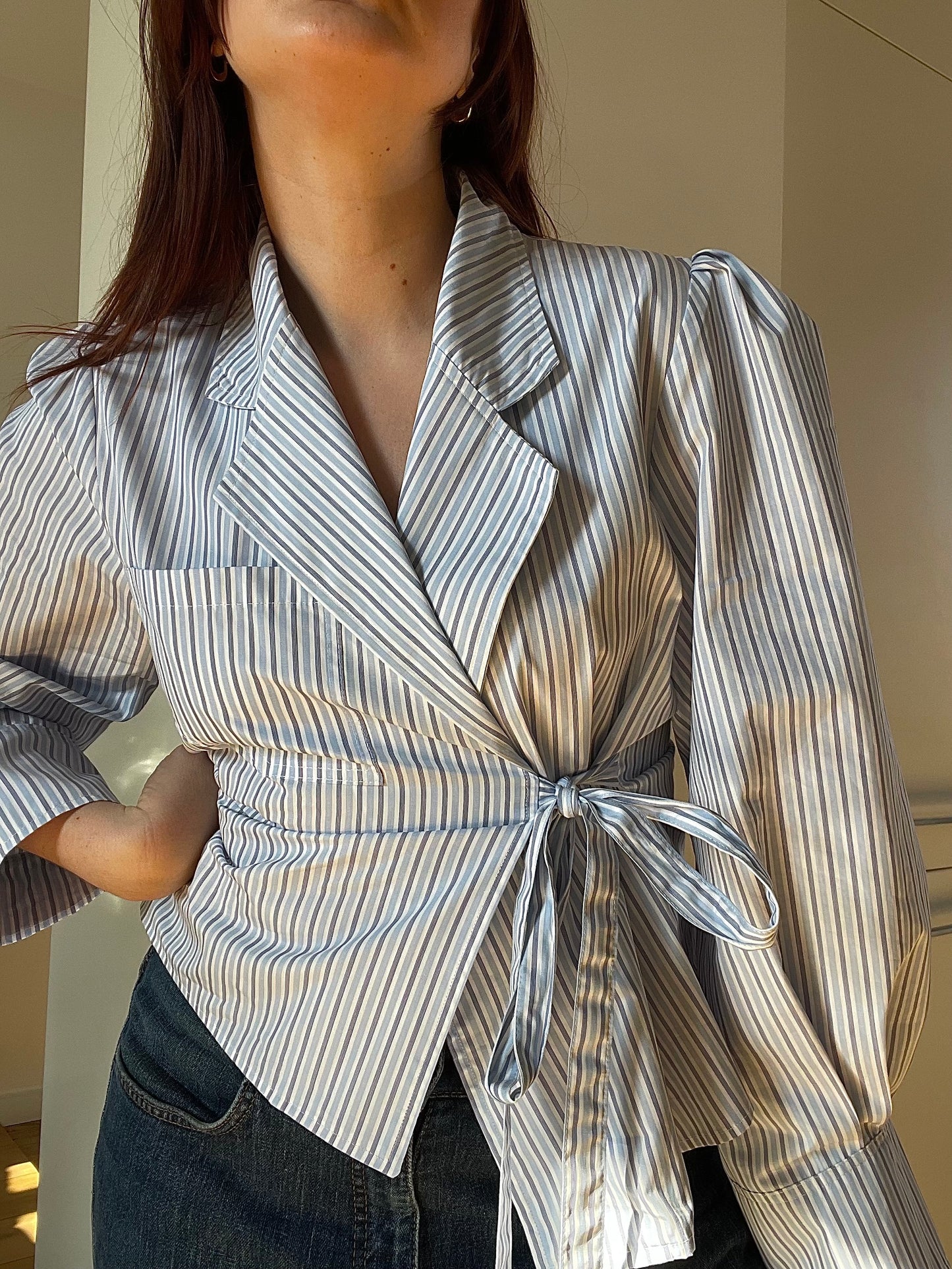 Blouse GEORGIA striped Cotton