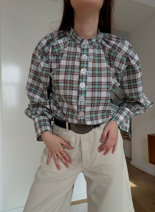 Blouse OLETA carreaux