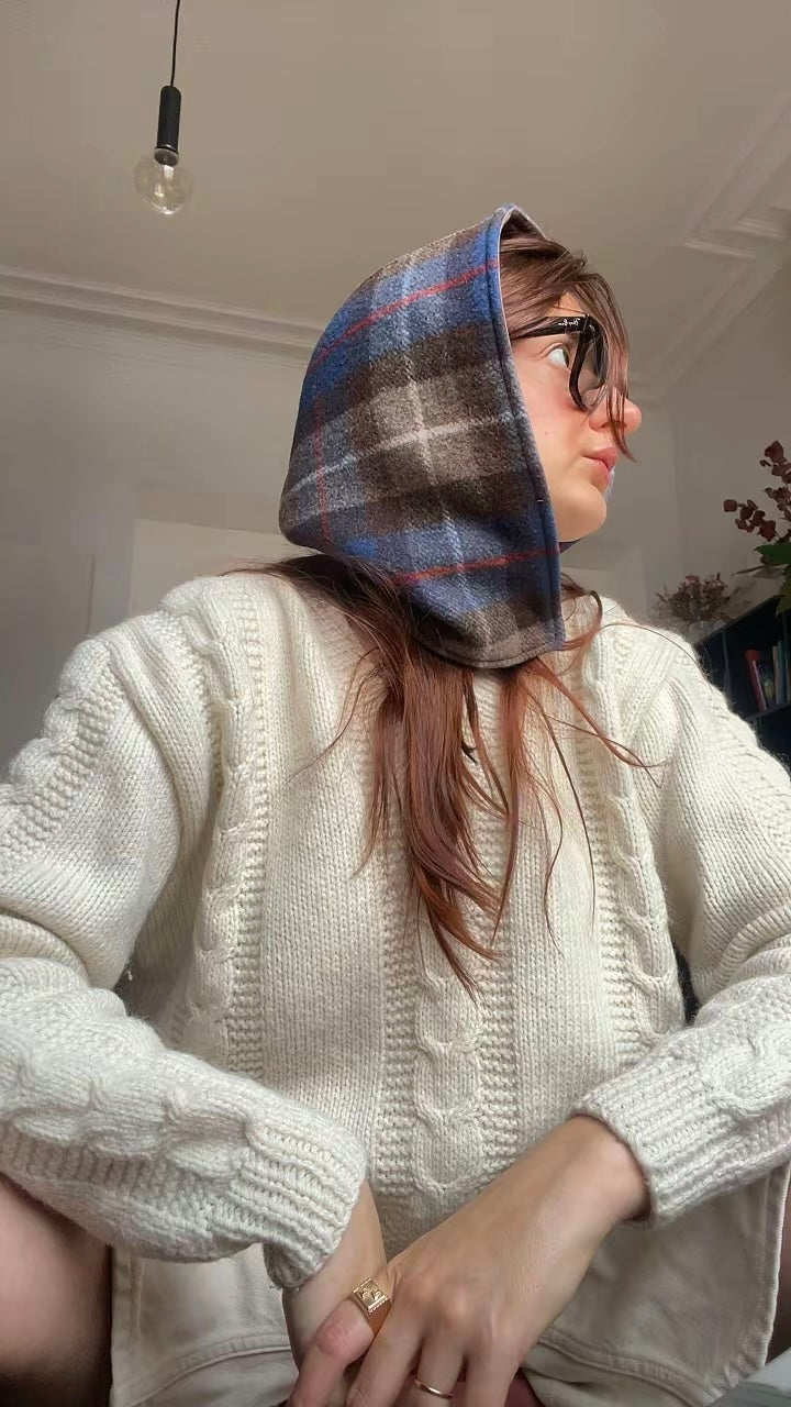 Capuche JEANNE tartan