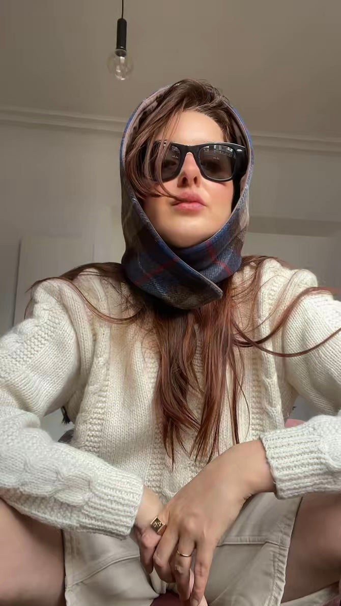 Capuche JEANNE tartan