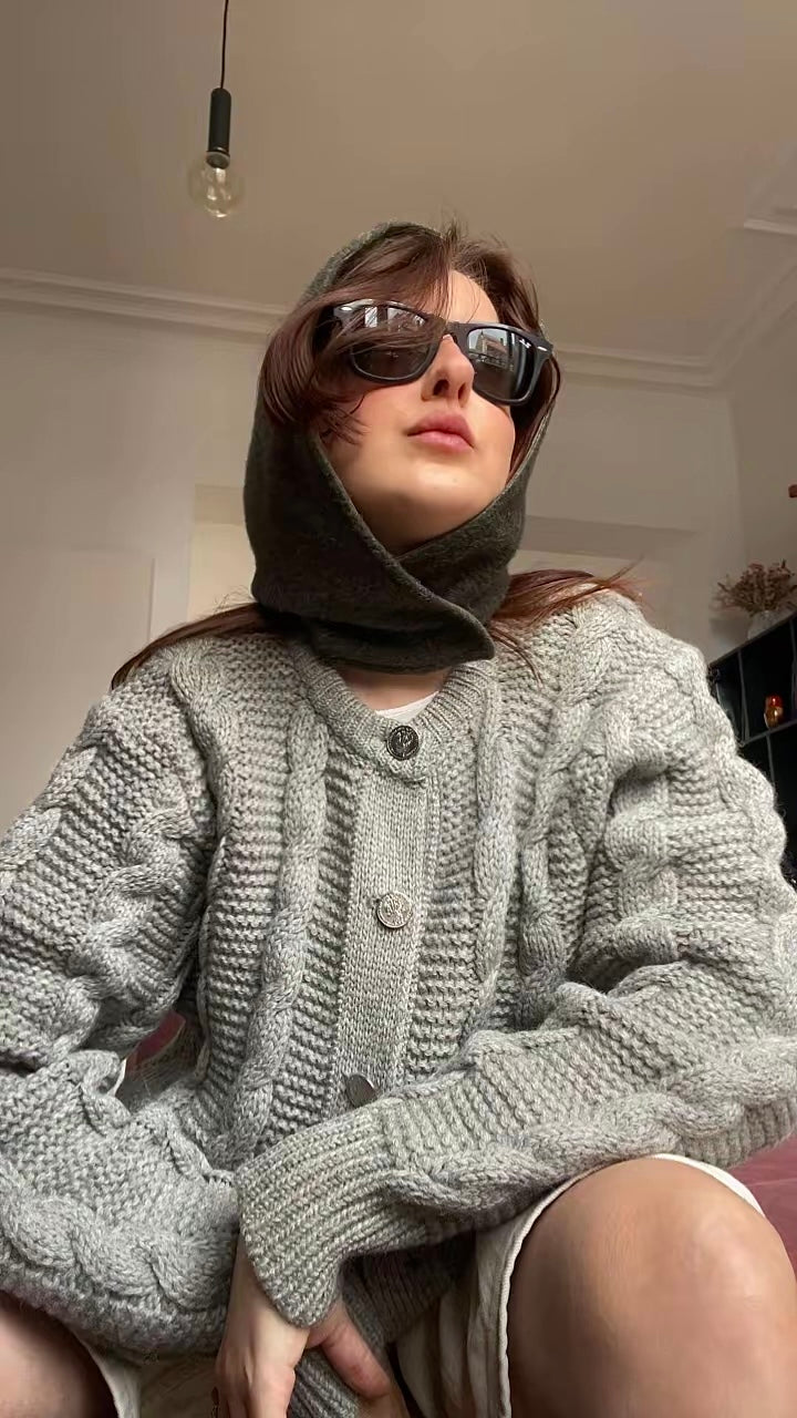 Capuche JEANNE vert sapin