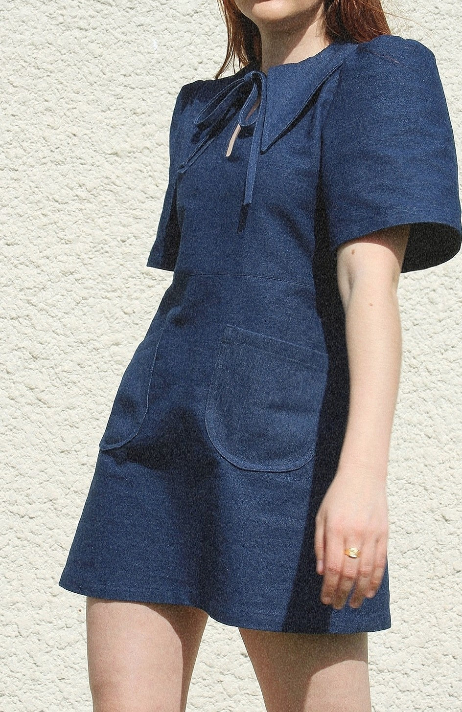 Robe Janie denim dark blue