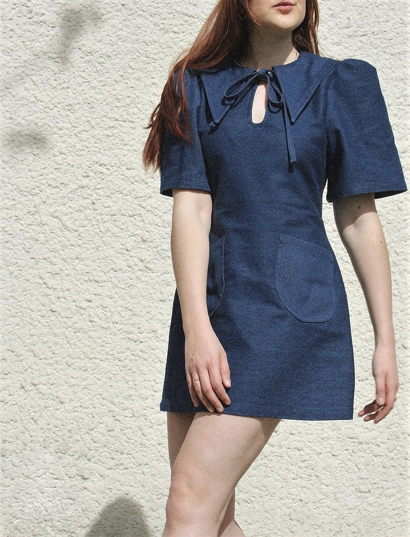 Robe Janie denim dark blue